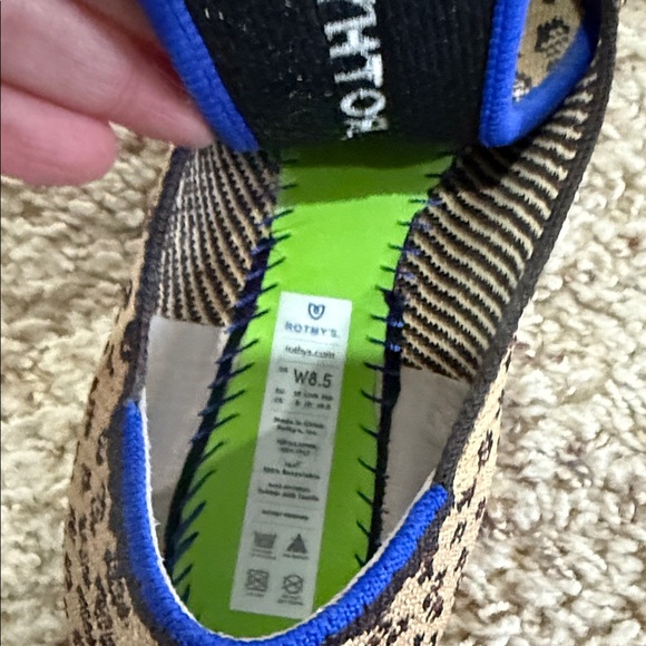 Rothy's Leopard Print Women's Flats - Picture 2 of 2